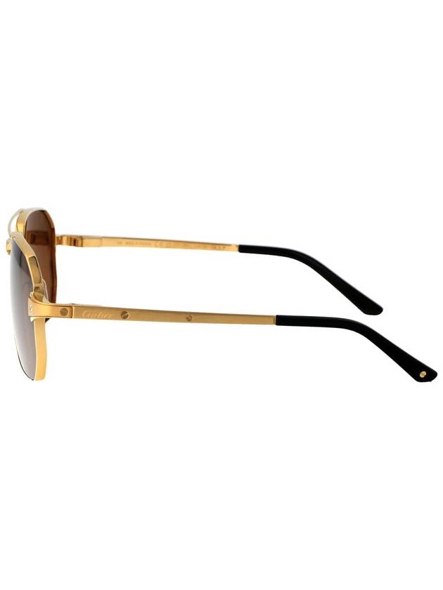 Sunglasses CT0424S 003 GOLD - CARTIER - BALAAN 4