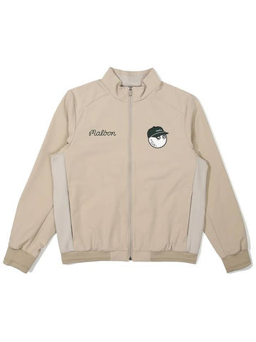 Basic swing jacket BEIGE MAN - MALBON GOLF - BALAAN 1