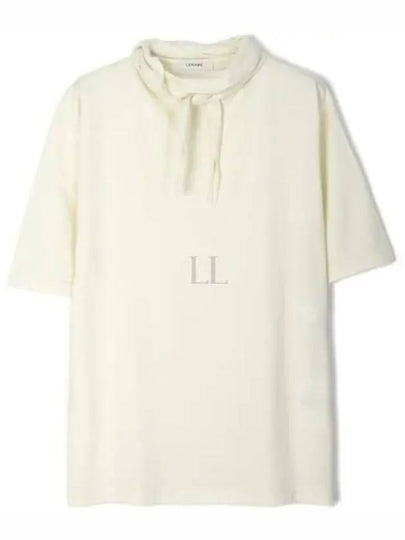 Women's Foulard Short Sleeve T Shirt Yellow - LEMAIRE - BALAAN 2