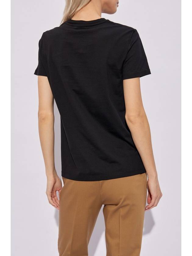 Max Mara ‘Papaia’ T-shirt, Women's, Black - MAX MARA - BALAAN 4