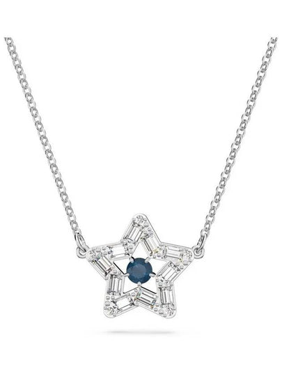 Stella Star Pendant Necklace Blue Silver - SWAROVSKI - BALAAN 2