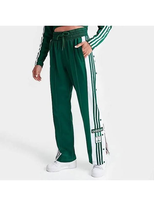 Women's Originals Classic S Track Pants Pants Wide Banding Slim Fit Green IR9792 305 - ADIDAS - BALAAN 1