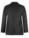 Striped Blazer Jacket Black - AMI - BALAAN 5