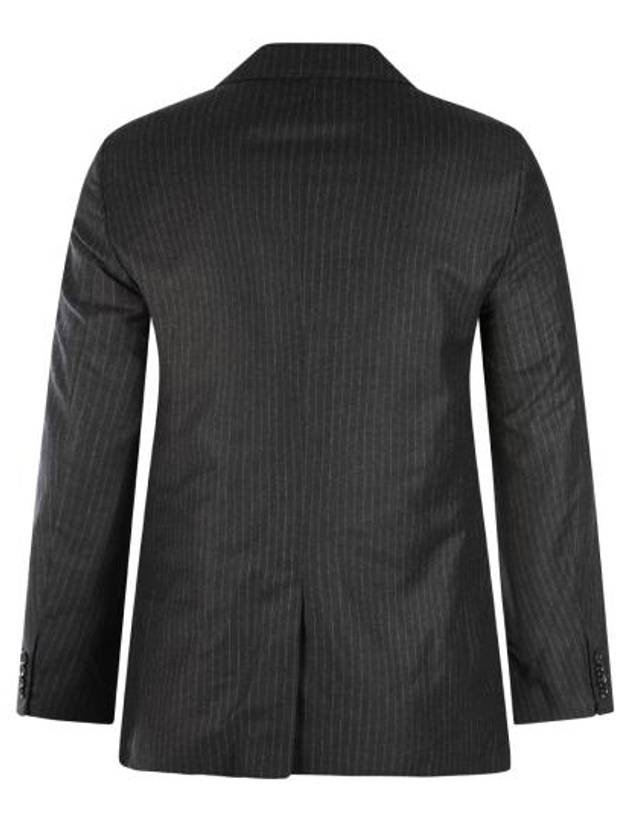 Striped Blazer Jacket Black - AMI - BALAAN 5