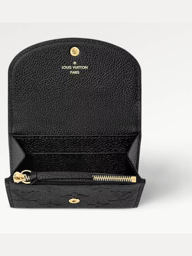 Rosalie Monogram Coin Purse Black - LOUIS VUITTON - BALAAN 4