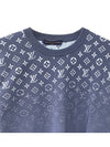 1AFAP LV Ski Gradient Cotton Crew Neck Knit Blue Gray Men’s Knit TSH - LOUIS VUITTON - BALAAN 5