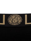 Women's Medusa Logo Greca Cotton Briefs Black - VERSACE - BALAAN 4