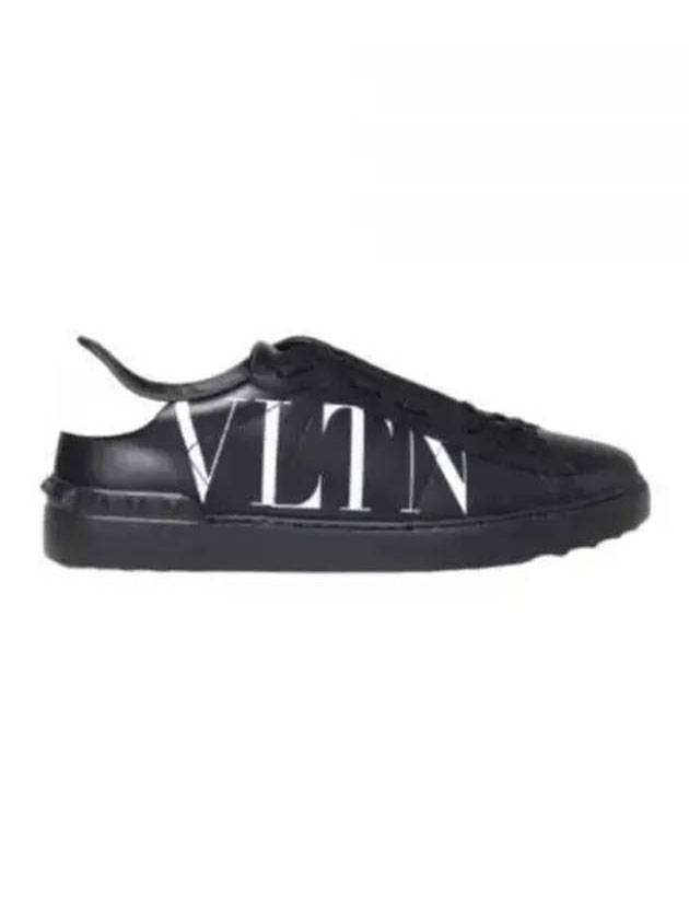 Open Low Top Sneakers Black - VALENTINO - BALAAN 1