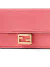 FF Baguette Flap Card Wallet Rosa - FENDI - BALAAN 7