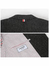 Donegal Tweed 4 Bar Single Breasted Blazer Jacket Grey - THOM BROWNE - BALAAN 8