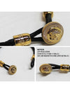 Medusa Biggie Leather Bracelet Black - VERSACE - BALAAN 7