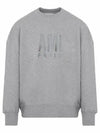 Chest Embroidery Logo Sweatshirt Grey - AMI - BALAAN 2