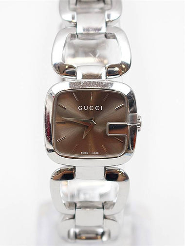 Women s bracelet type dark brown metal watch 24MM YA125507 - GUCCI - BALAAN 1