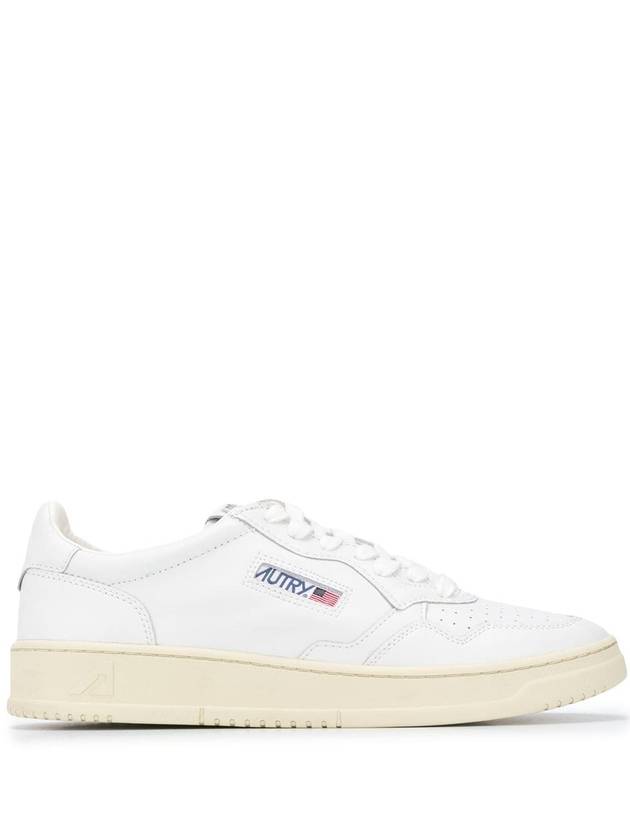 Medalist Leather Low Top Sneakers White - AUTRY - BALAAN 2