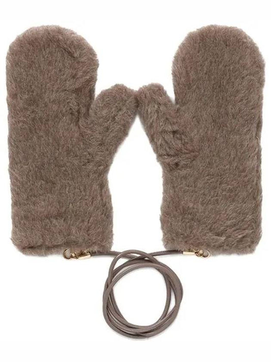 Turtle Dove Ombrato Alpaca Cashmere Gloves OMBRATO4 002 - MAX MARA - BALAAN 2