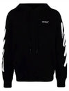 wave diag print hoodie black - OFF WHITE - BALAAN 2