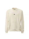 Cotton Fleece Mixed Pocket Sweatshirt White - CP COMPANY - BALAAN 2