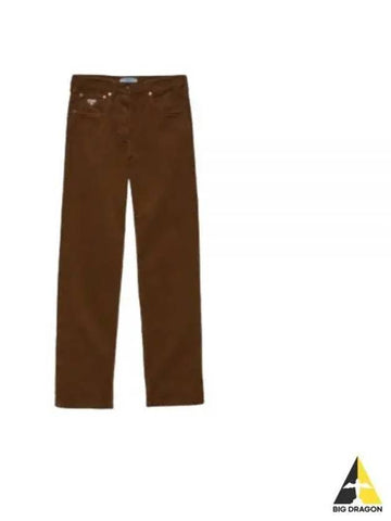 GFP517 S OOO 1449 F098L Wide Leg Corduroy Pants - PRADA - BALAAN 1