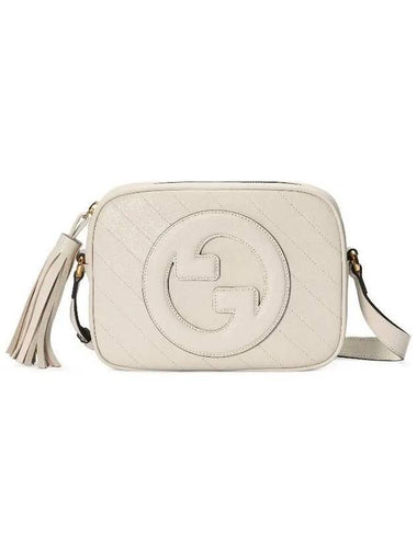 Blondie Small Leather Shoulder Bag White - GUCCI - BALAAN 1