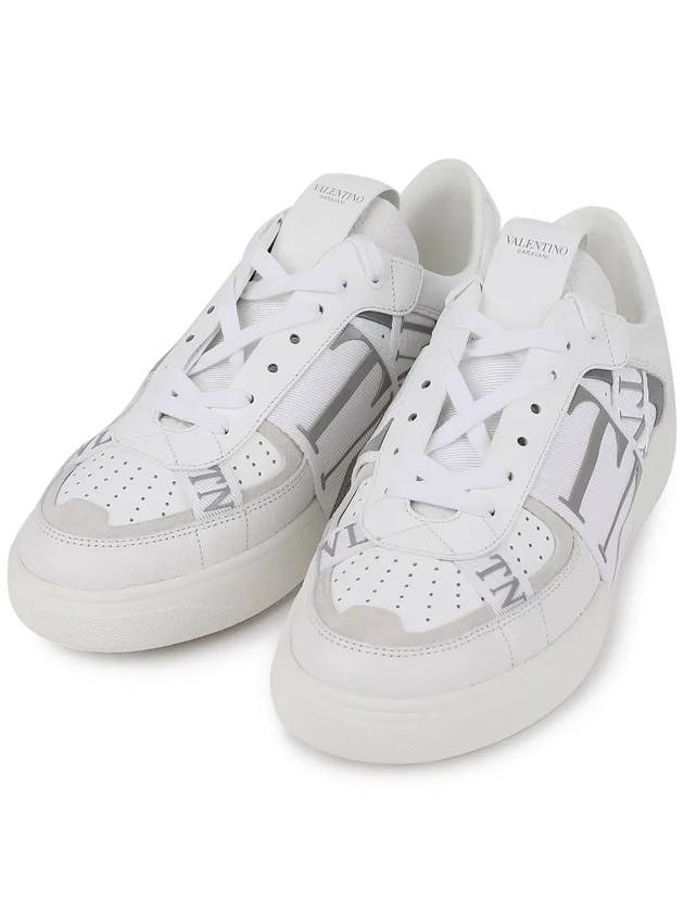 VL7N Band Leather Low Top Sneakers White - VALENTINO - BALAAN 7