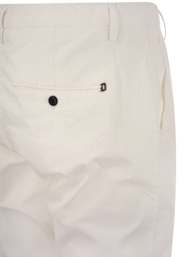 Straight Pants UP518 PSE025U PTD DU 000 WHITE - DONDUP - BALAAN 5