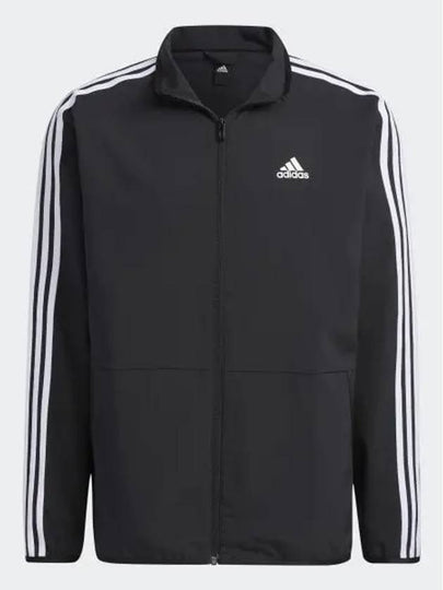 3S Regular Fit Light Woven Track Jacket Black - ADIDAS - BALAAN 2