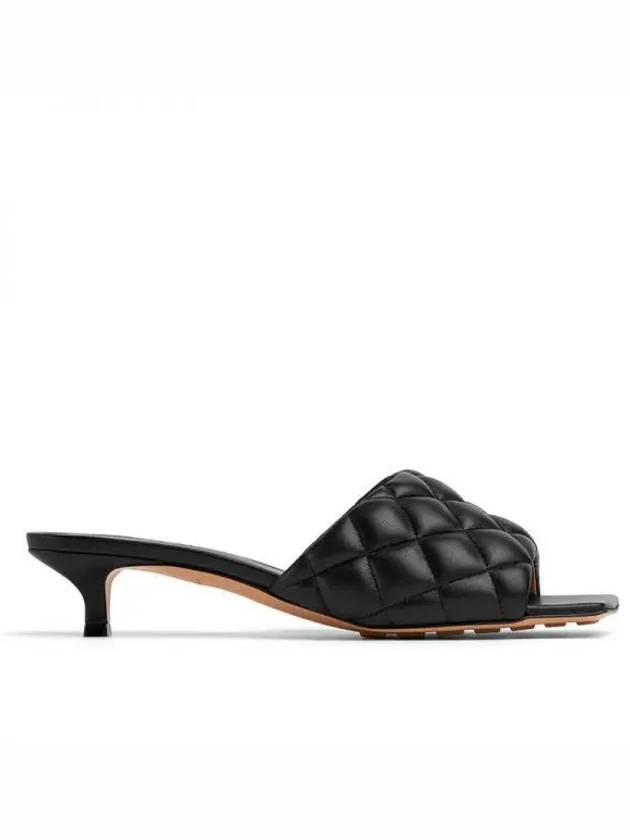 Padded Leather Mule Black - BOTTEGA VENETA - BALAAN 2