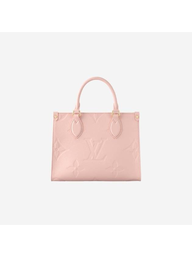 OnTheGo PM Monogram Empreinte Tote Bag Pink - LOUIS VUITTON - BALAAN 1