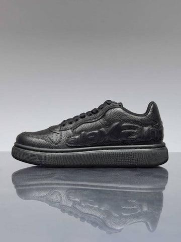 Cloud Leather Low Top Sneakers Black - ALEXANDER WANG - BALAAN 1