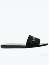 4G Logo Print Slippers Black - GIVENCHY - BALAAN 2