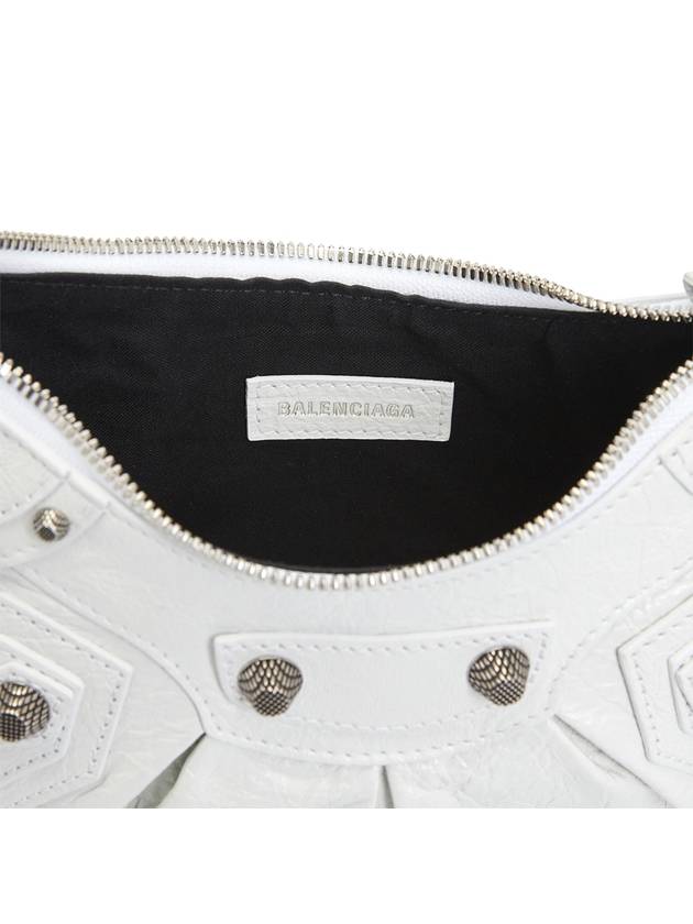 Le Cagole XS Lambskin Shoulder Bag White - BALENCIAGA - BALAAN 10