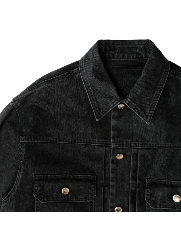 Regular Denim Jacket Black - WOOYOUNGMI - BALAAN 4