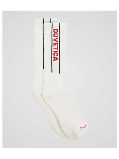 E Tree H Ivory Unisex Socks - DUVETICA - BALAAN 1