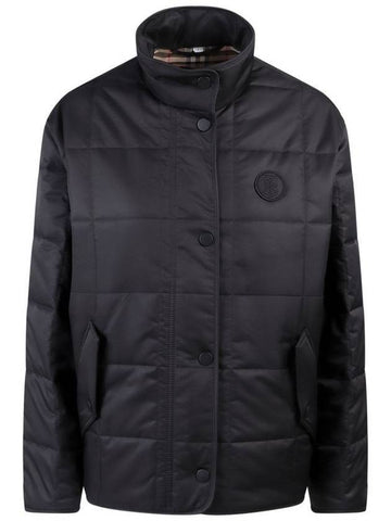 Monogram Motif Zip Up Jacket Black - BURBERRY - BALAAN 1