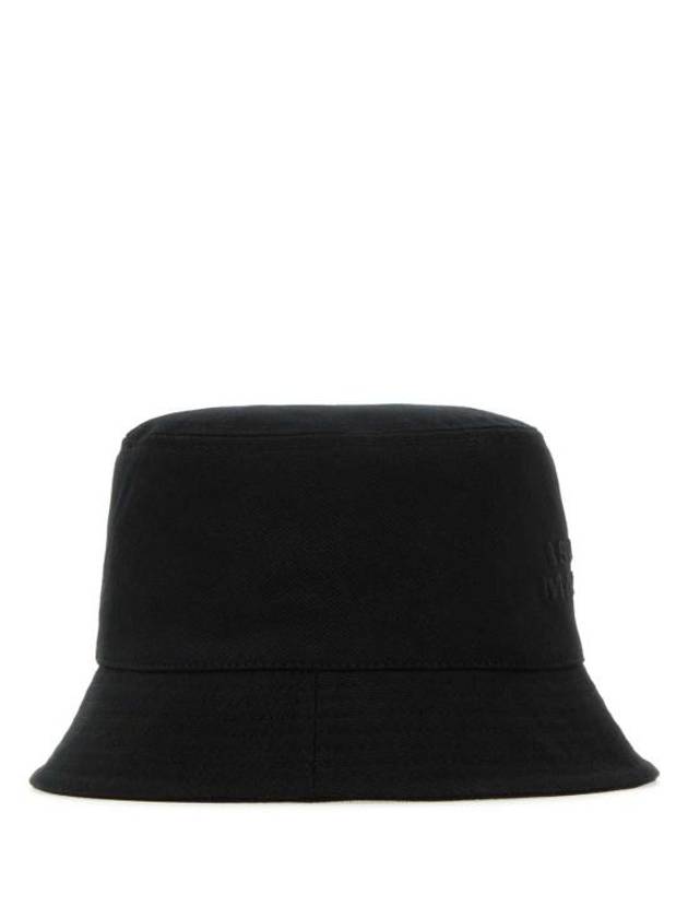 Haley Logo Bucket Hat Black - ISABEL MARANT - BALAAN 3