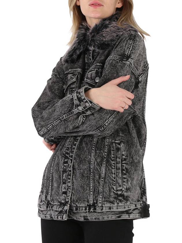 Michael Kors Ladies Acid-Wash Denim Jacket, Size Small - MICHAEL KORS - BALAAN 2