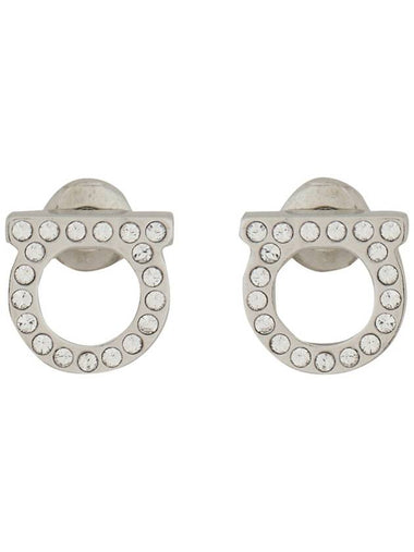 GANCINI CRYSTALS EARRINGS - SALVATORE FERRAGAMO - BALAAN 1