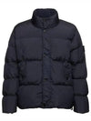 Garment Dyed Crinkle Reps Down Padding Navy - STONE ISLAND - BALAAN 2