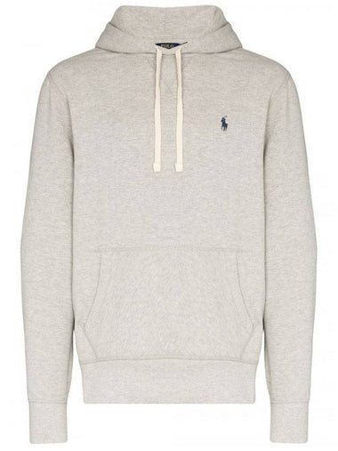 Embroidered Logo Pony Hoodie Grey - POLO RALPH LAUREN - BALAAN 1