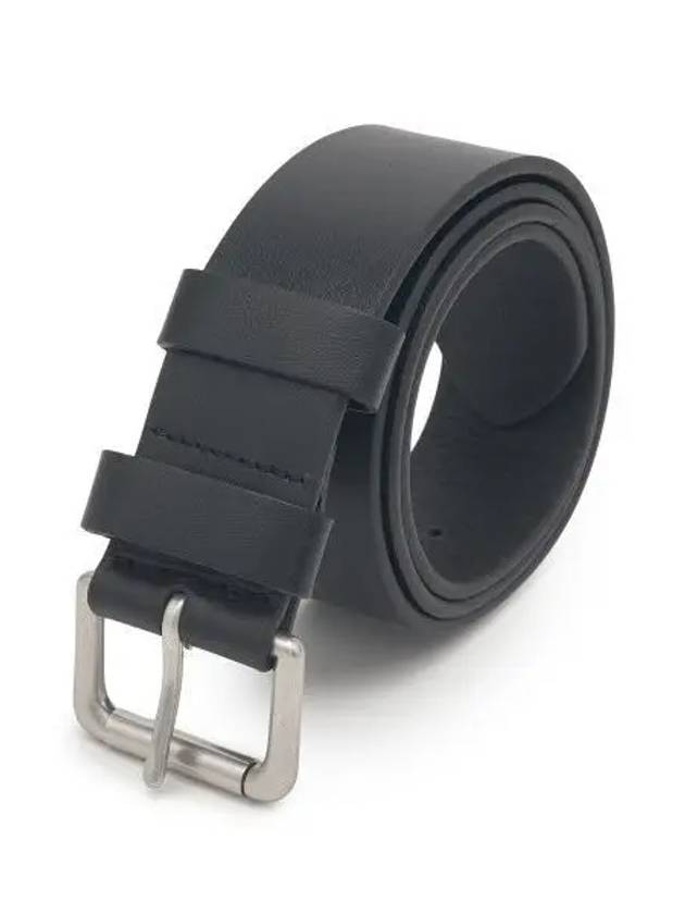 Leather roller buckle belt black - POLO RALPH LAUREN - BALAAN 1