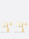 Dior Tribales Earrings Gold Finish Metal White - DIOR - BALAAN 2