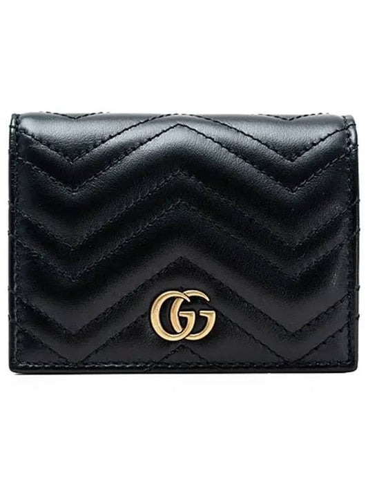 GG Marmont card wallet 466492 DTD1T 1000 - GUCCI - BALAAN 1