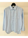 Pop Graffiti Oversized Shirt Sky Blue - STUSSY - BALAAN 2