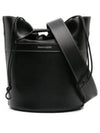 The Bow Calf Bucket Bag Black - ALEXANDER MCQUEEN - BALAAN 2