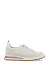 Fine Kid Suede Tech Runner White - THOM BROWNE - BALAAN 9