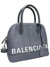 550645 Gray Bill Top Handle Logo Printing Small Tote Bag - BALENCIAGA - BALAAN 2