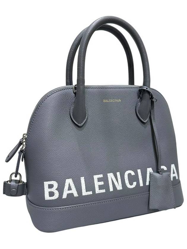 550645 Gray Bill Top Handle Logo Printing Small Tote Bag - BALENCIAGA - BALAAN 2