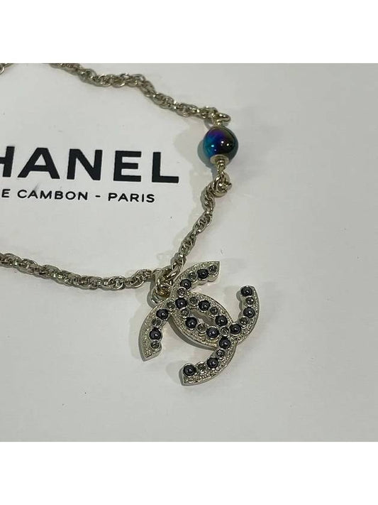 CC logo pearl black cubic bracelet Cambon edition AB7345 - CHANEL - BALAAN 2