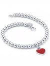 Heart Tag Bead Bracelet Silver - TIFFANY & CO. - BALAAN 4