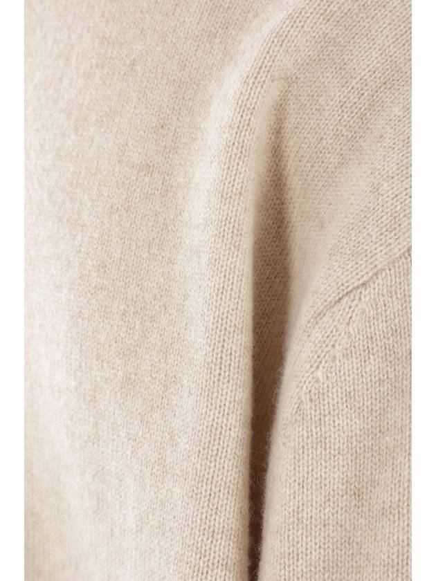 Plata crew neck knit top beige - MAX MARA - BALAAN 5